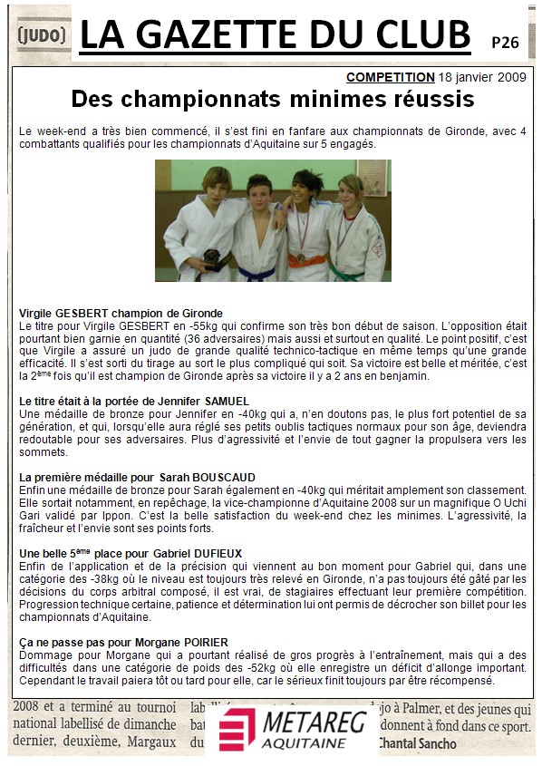 Minimes Gironde
